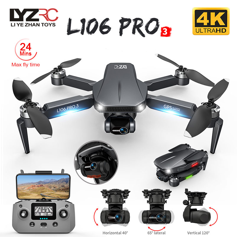 Rc Helicopter Charger - FPV 접이식 GPS RC 쿼드콥터, L106
