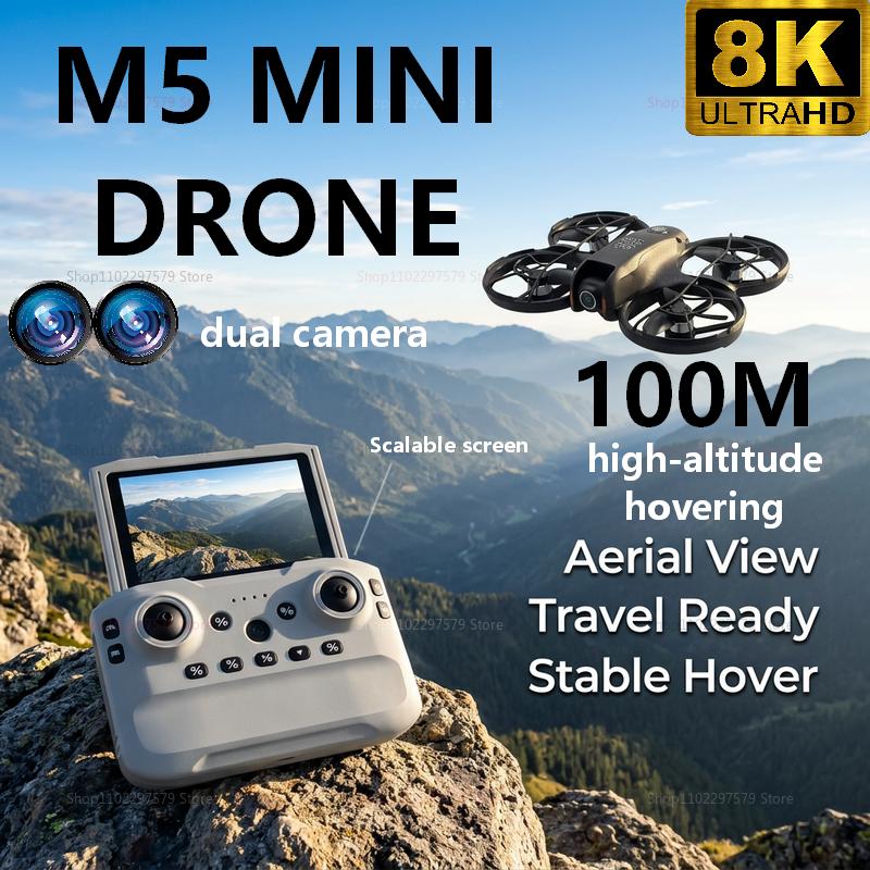 2026 신형 M5 미니 드론 8K HD 카메라 장애물 - Rc Helicopter Gyro 리뷰 및 가격