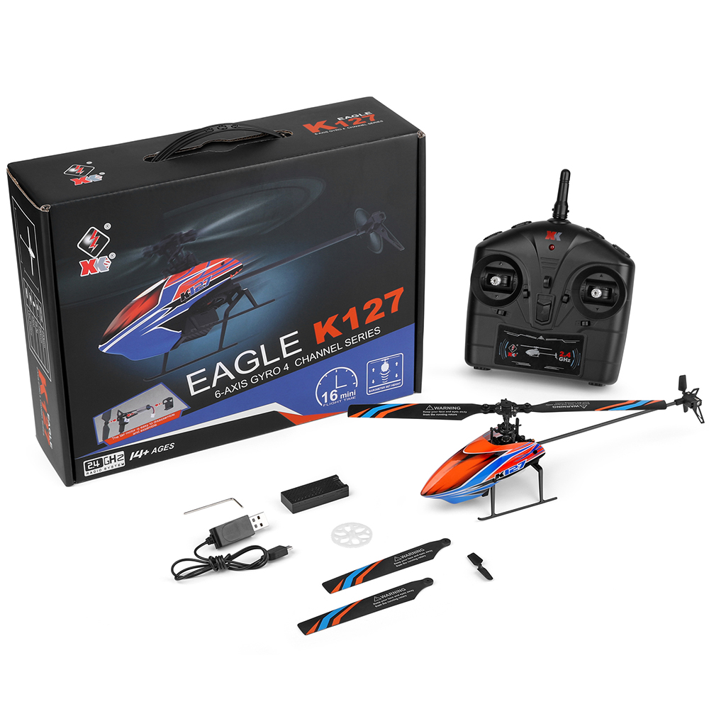 WLtoys XK K127 2.4G 4CH 6-Aixs - Rc Helicopter Large 리뷰 및 가격