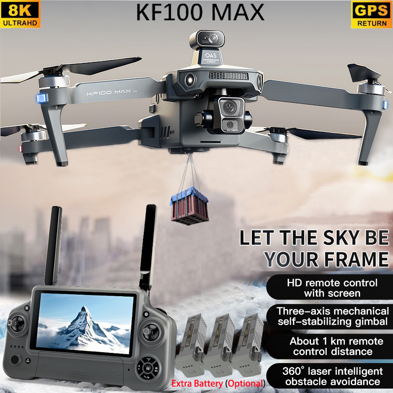KF100 MAX GPS 드론 4K 카메라 3축 짐벌  - Rc Helicopter Charger 리뷰 및 가격